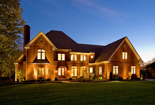 Exterior custom home - Franklin, TN