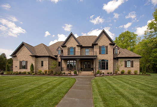 exterior custom home - Franklin, TN